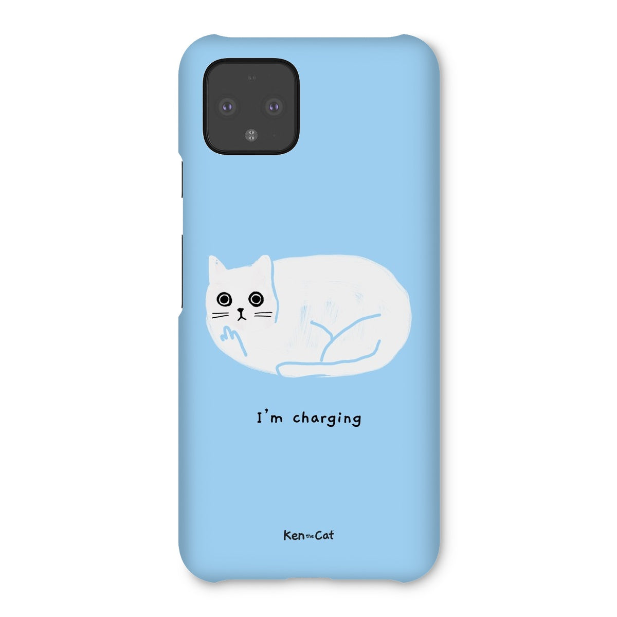 I'm Charging - Blue Phone Case
