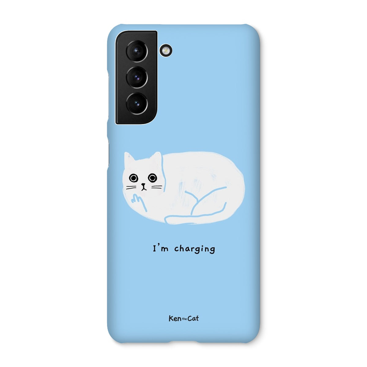 I'm Charging - Blue Phone Case
