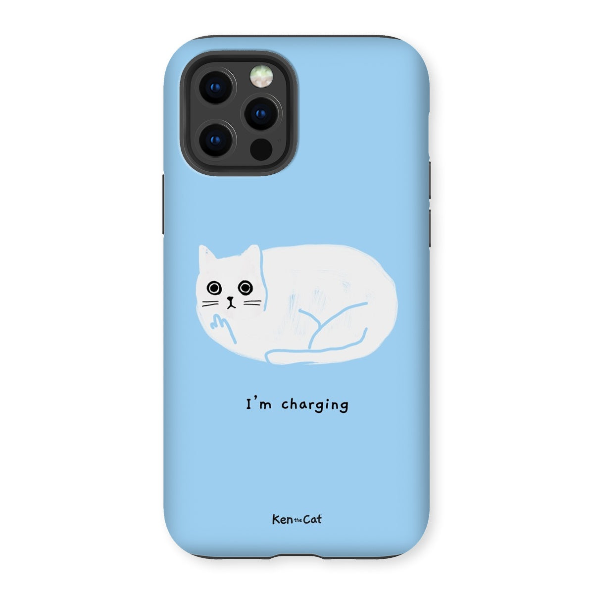 I'm Charging - Blue Phone Case