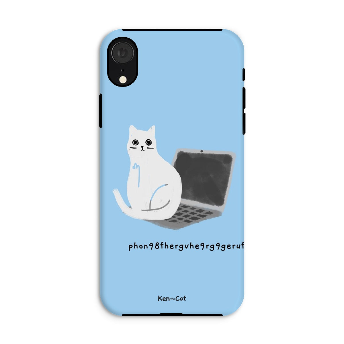 Laptop - Blue Phone Case