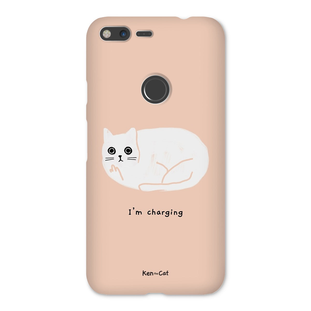 I'm Charging - Coral Phone Case