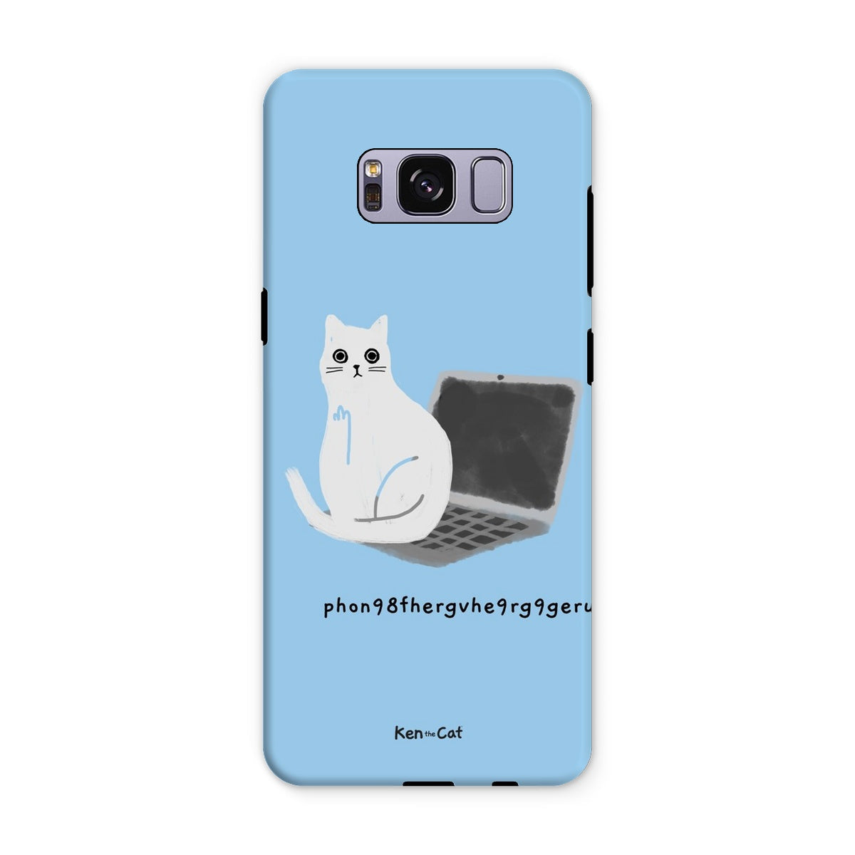 Laptop - Blue Phone Case