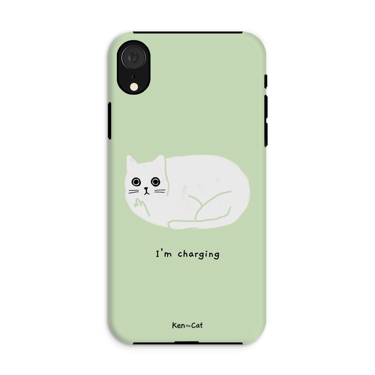 I'm Charging - Green Phone Case