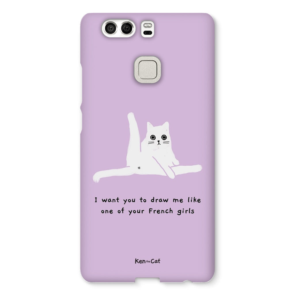 Draw Me Like Your French Girls - Purple Phone Case