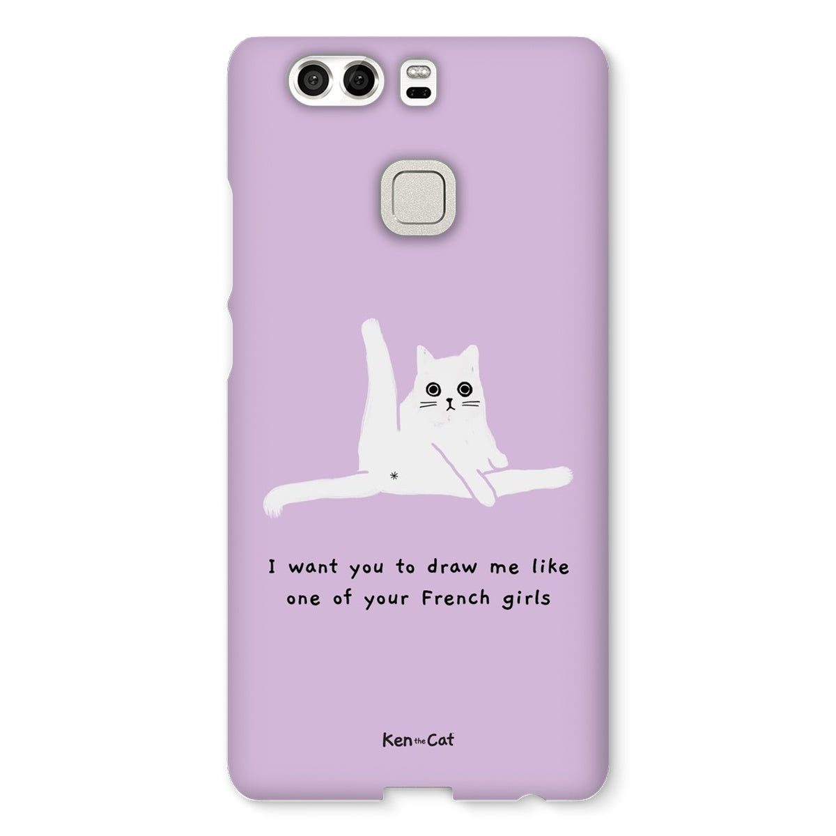 Draw Me Like Your French Girls - Purple Phone Case