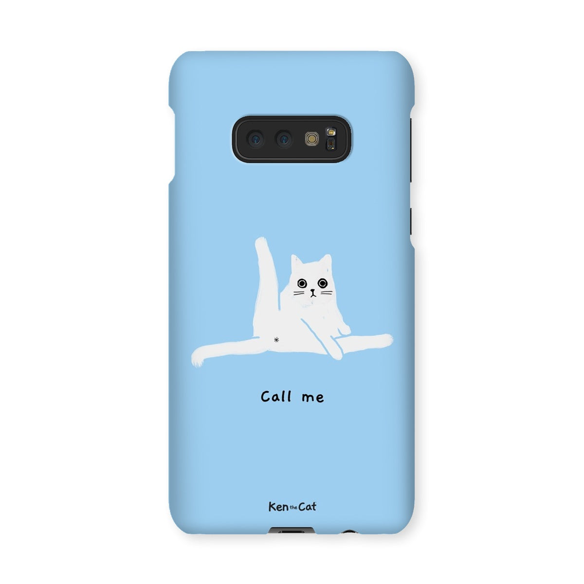 Call Me - Blue Phone Case