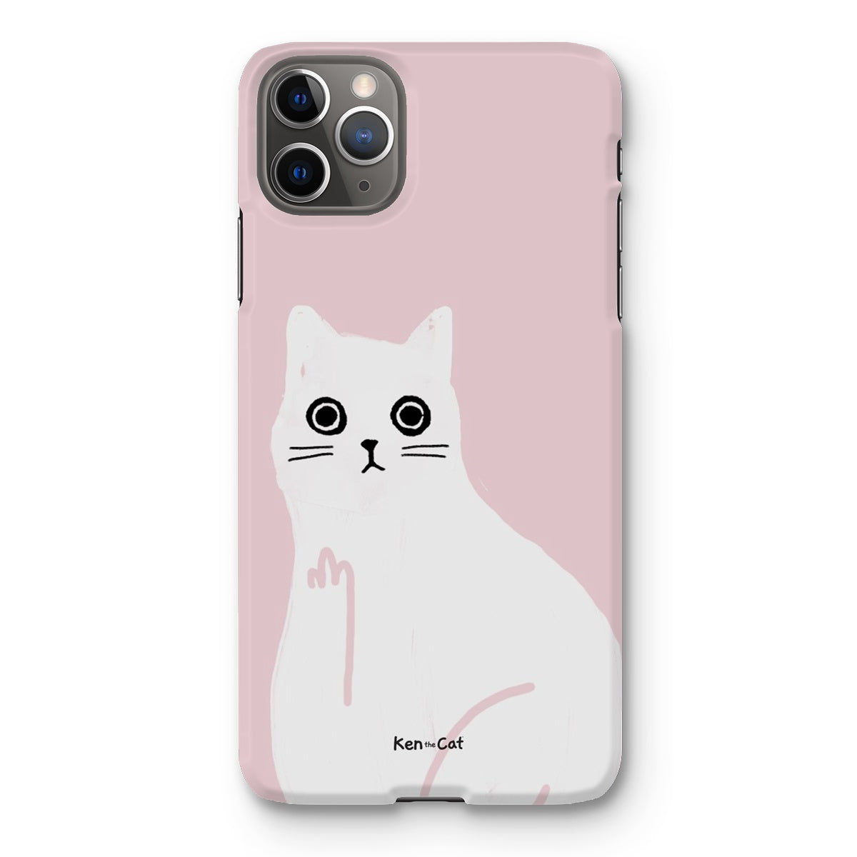 Middle Finger - Pink Phone Case