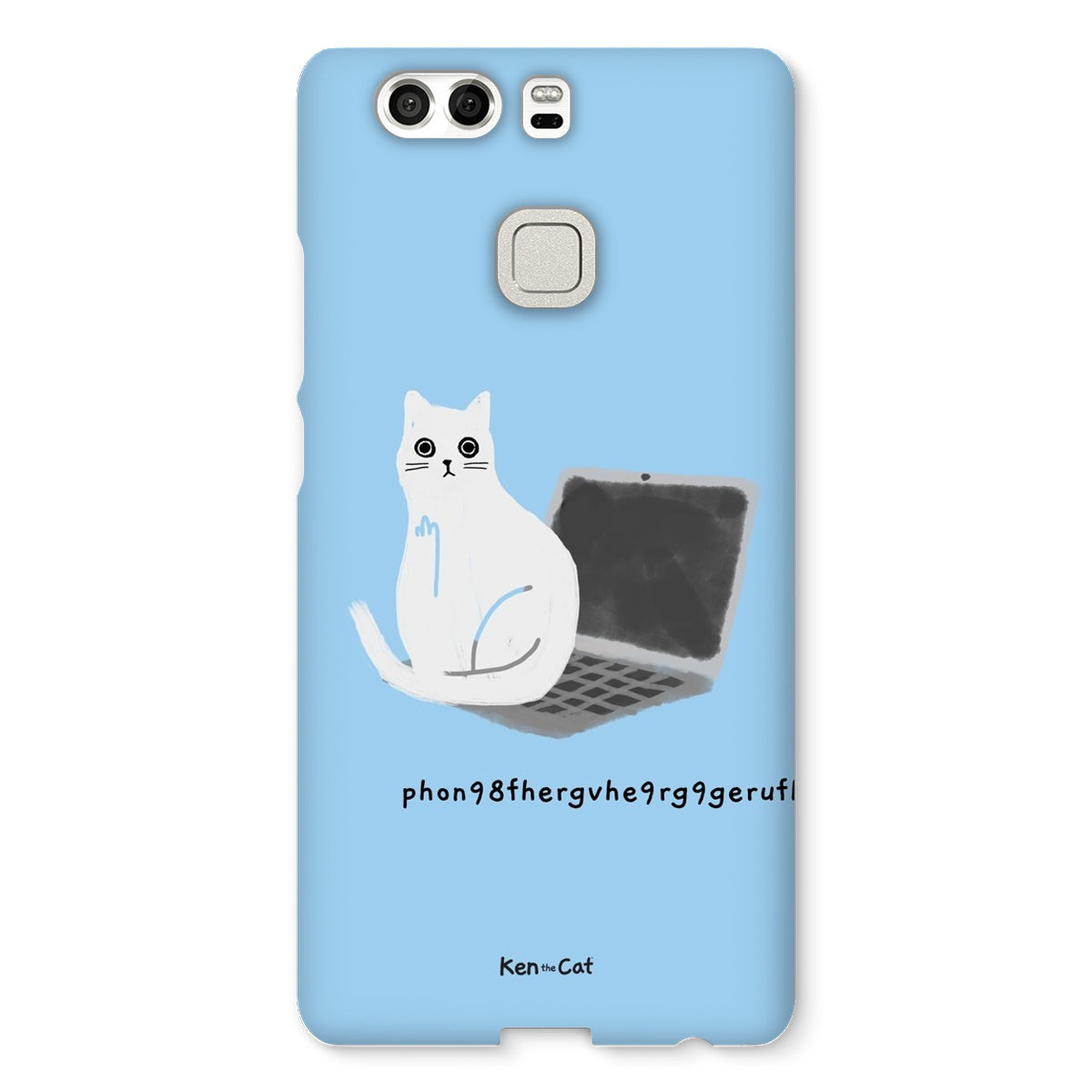 Laptop - Blue Phone Case