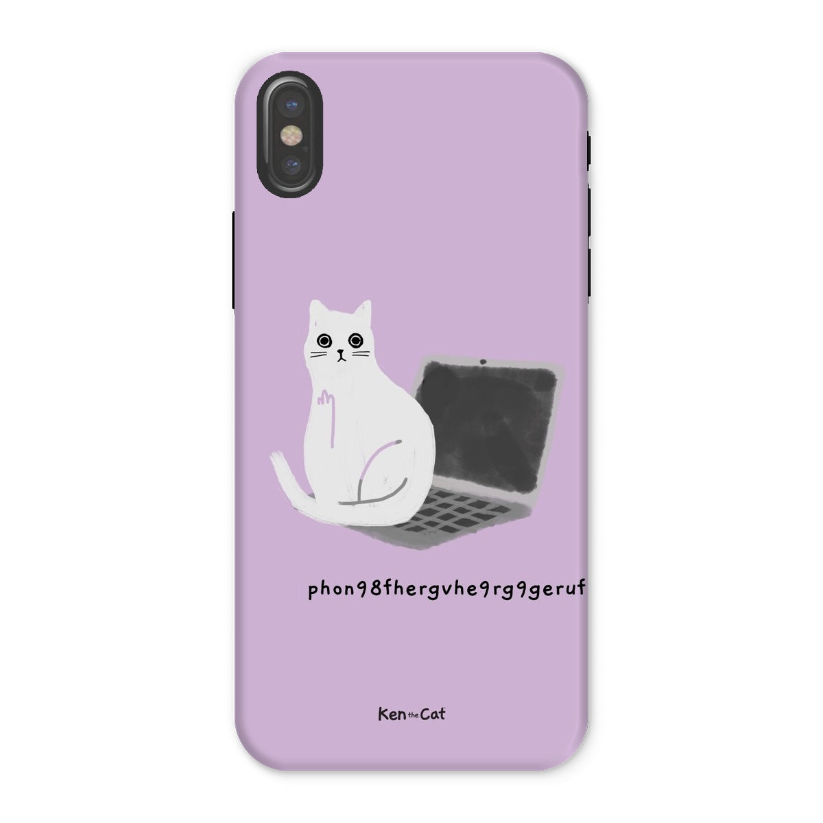 Laptop - Purple Phone Case