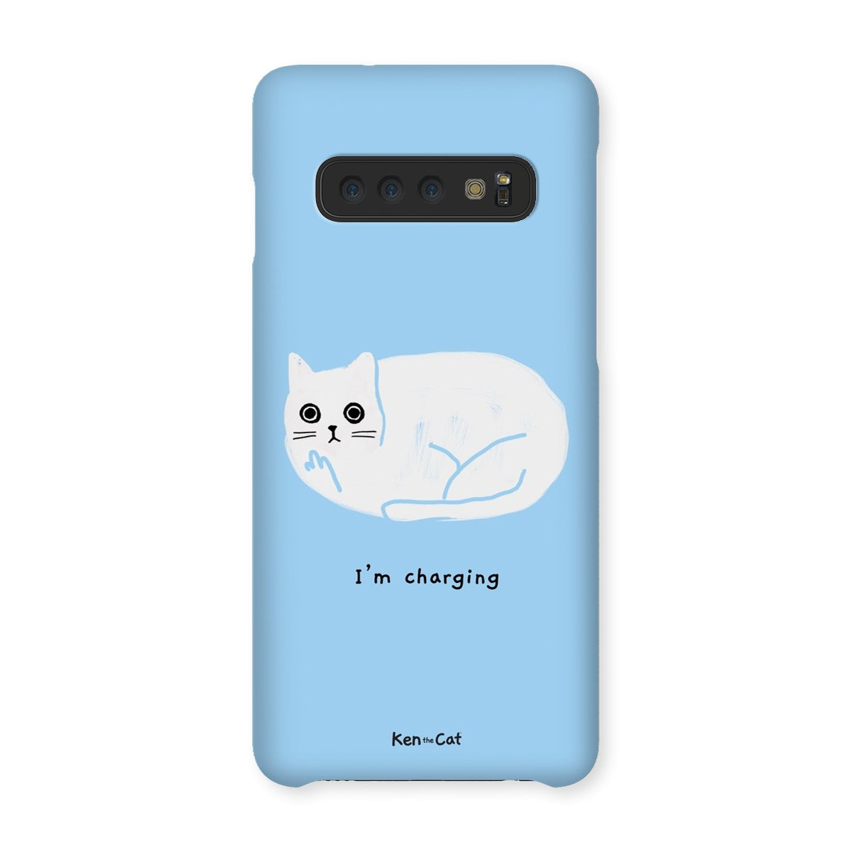 I'm Charging - Blue Phone Case