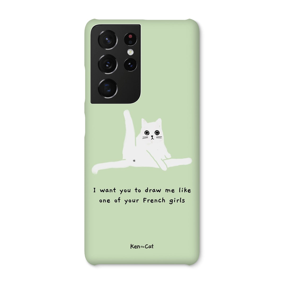 Draw Me Like Your French Girls - Green Phone Case