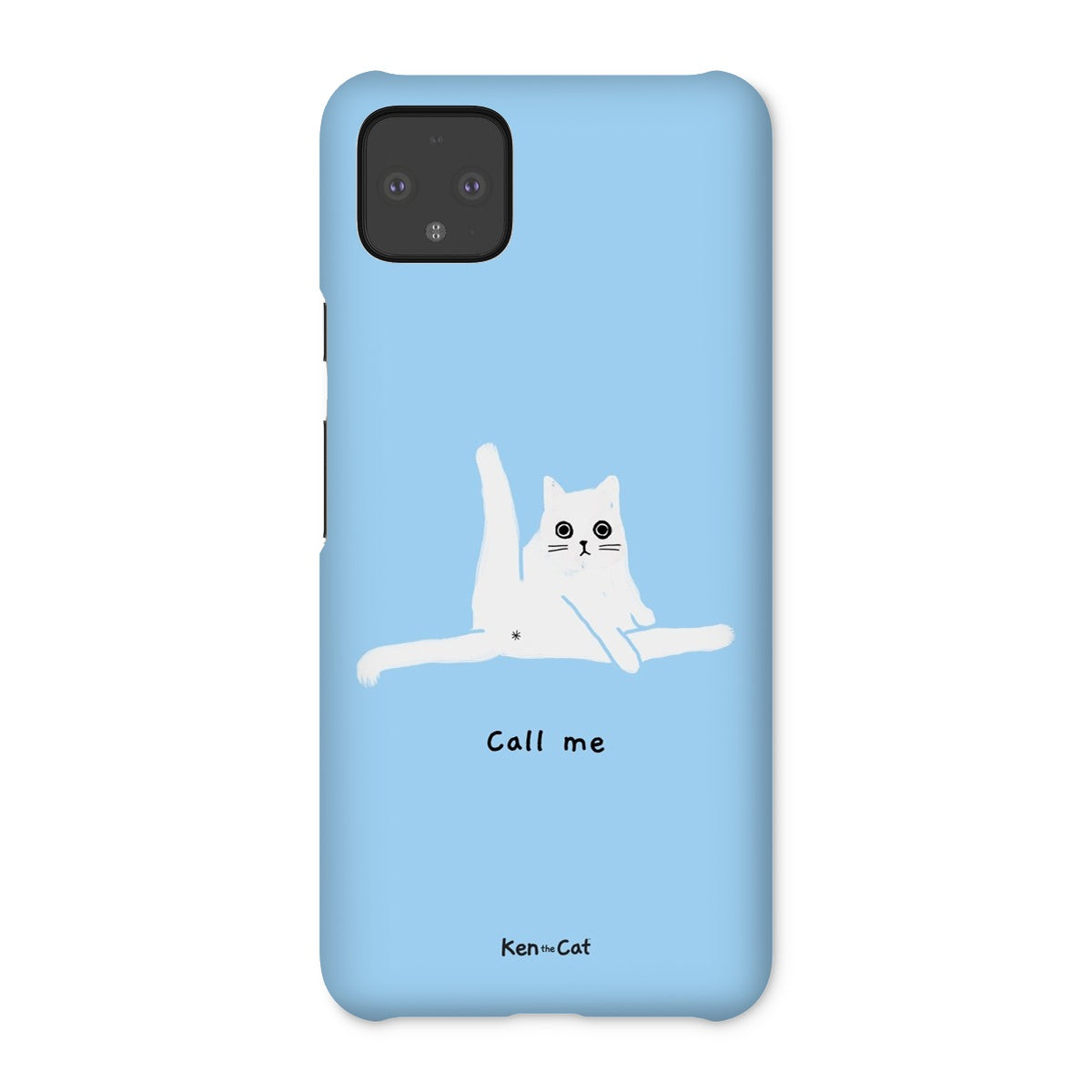 Call Me - Blue Phone Case