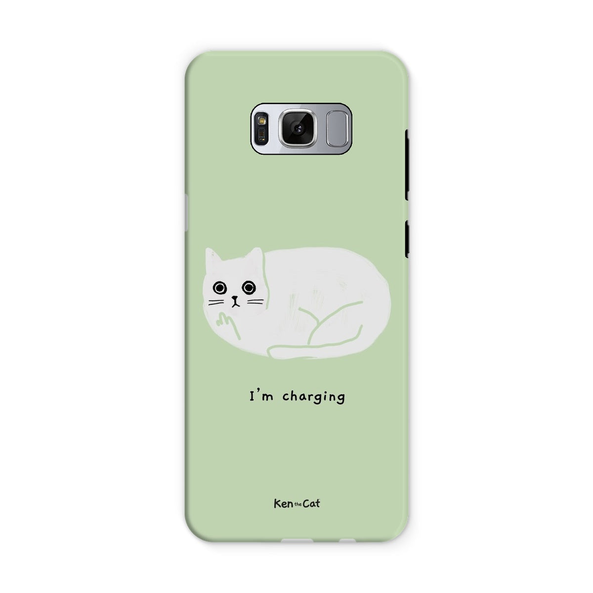 I'm Charging - Green Phone Case