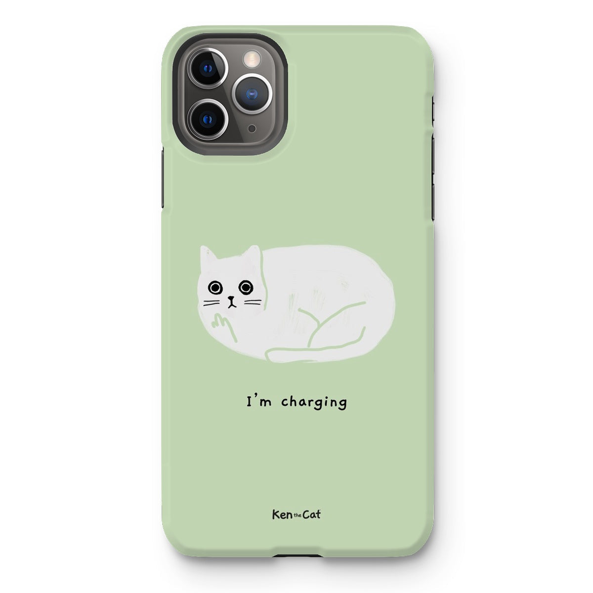 I'm Charging - Green Phone Case