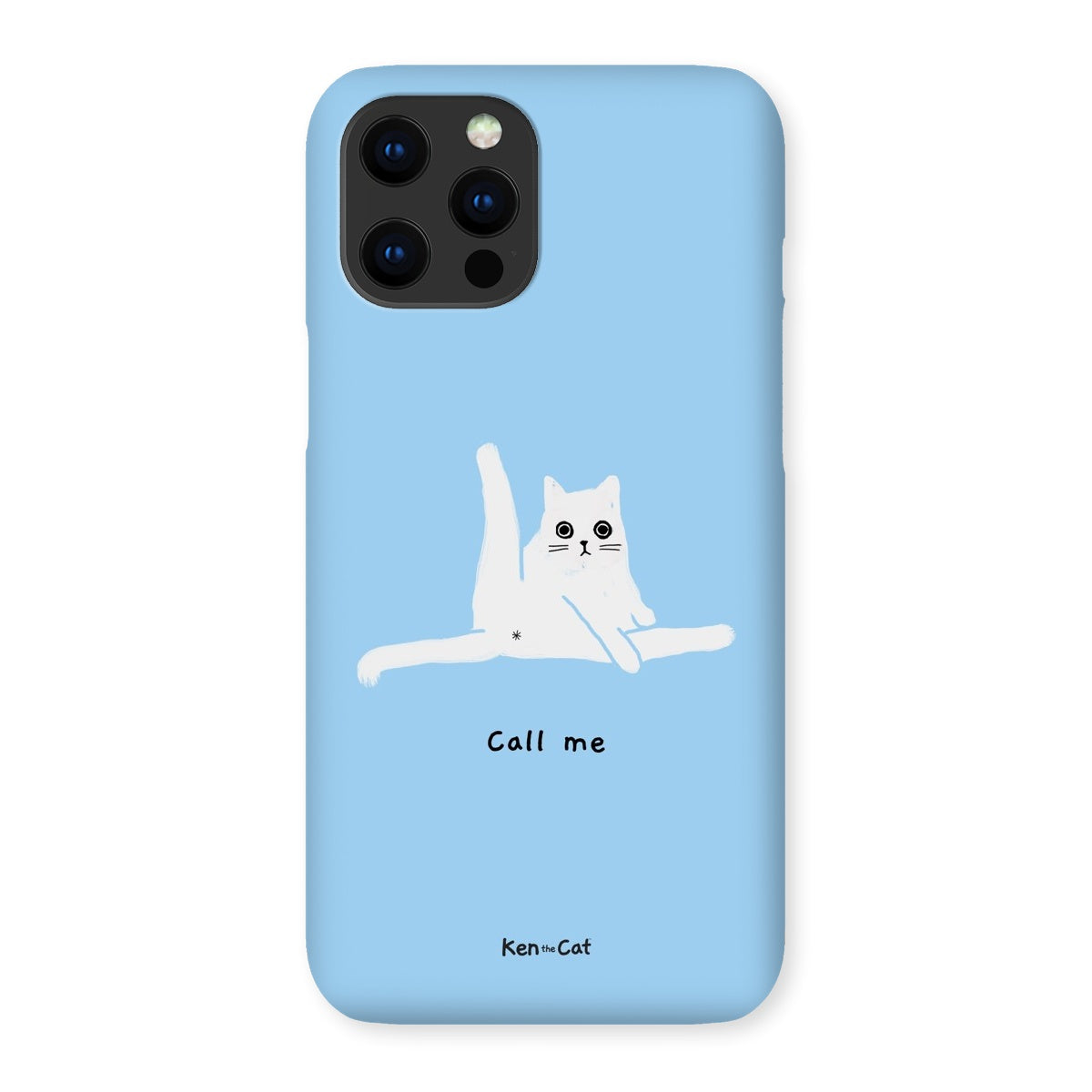 Call Me - Blue Phone Case
