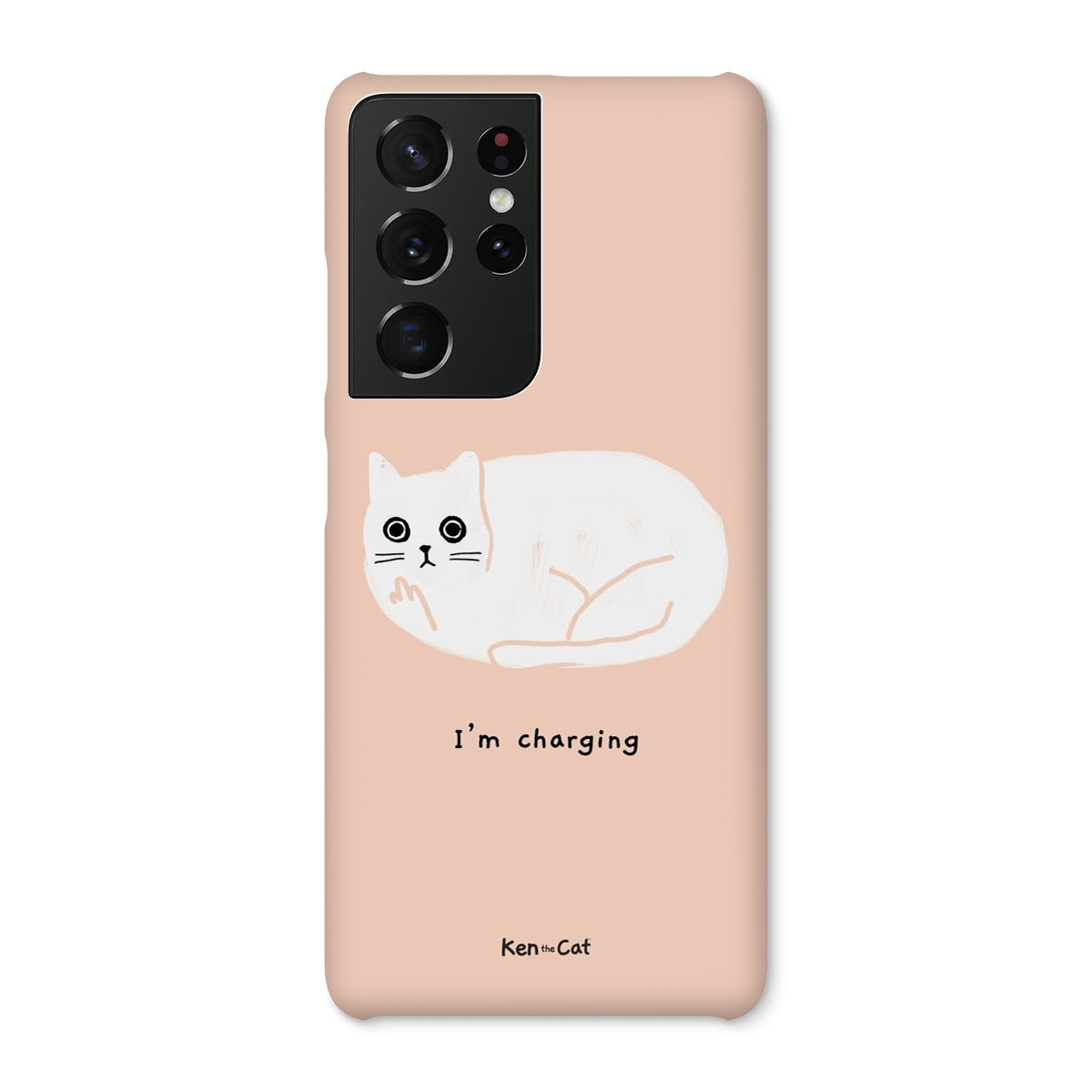 I'm Charging - Coral Phone Case