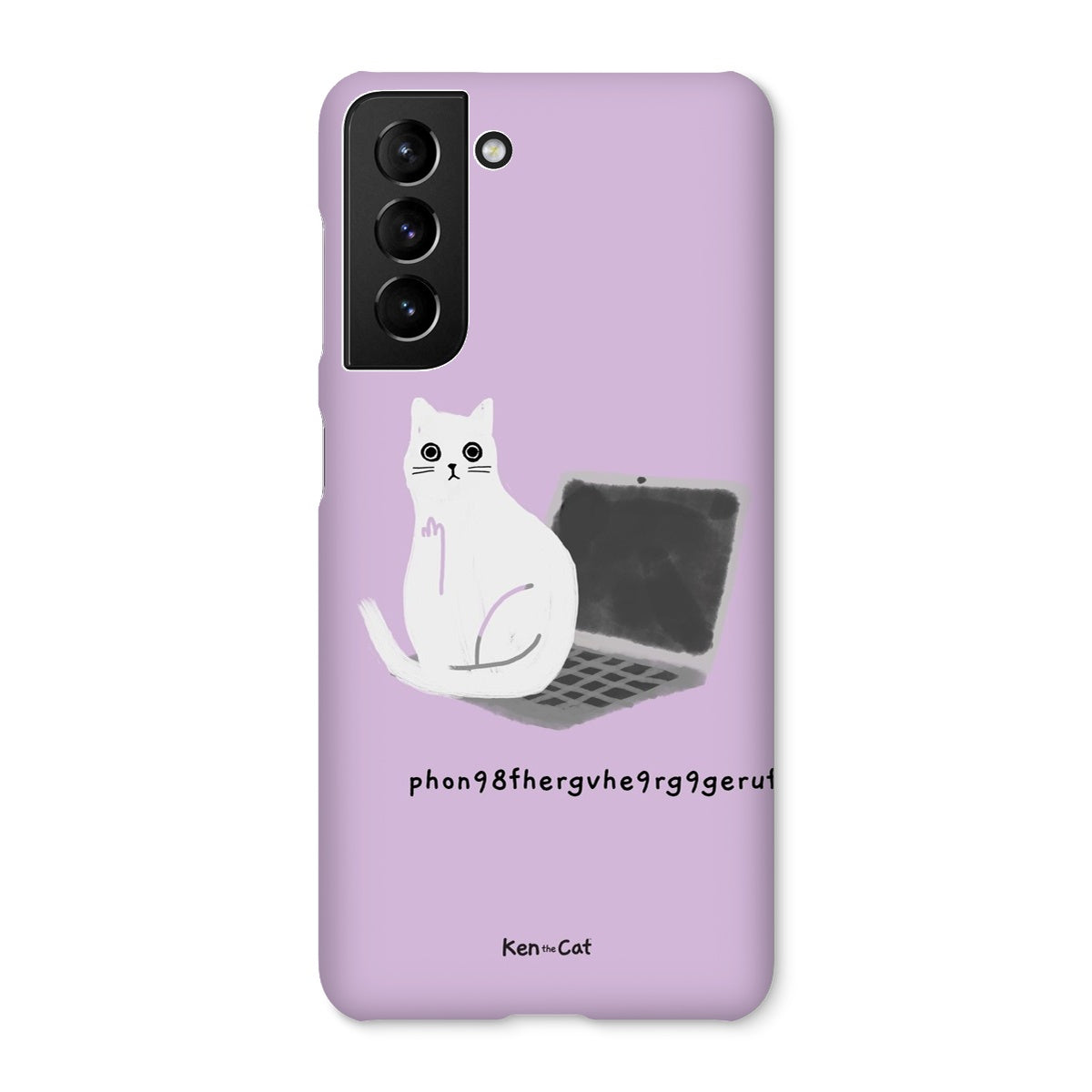 Laptop - Purple Phone Case