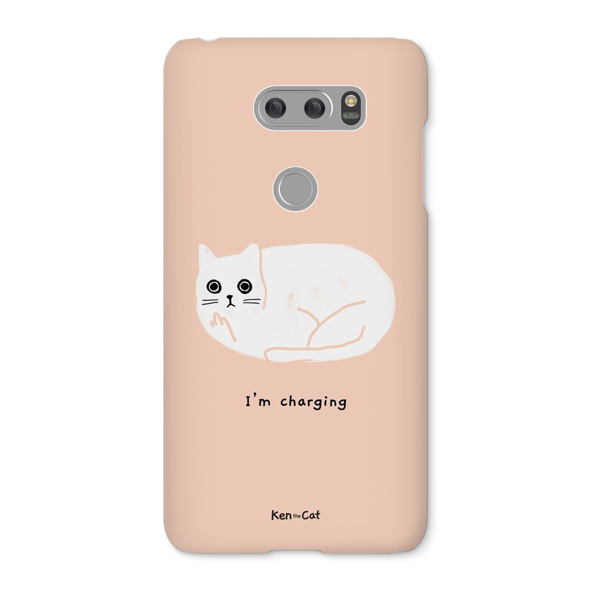 I'm Charging - Coral Phone Case