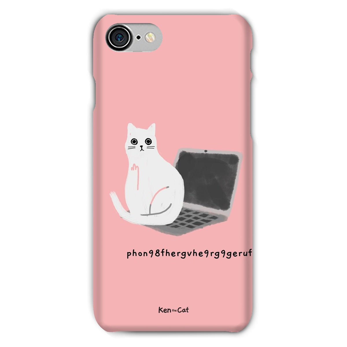 Laptop - Pink Phone Case