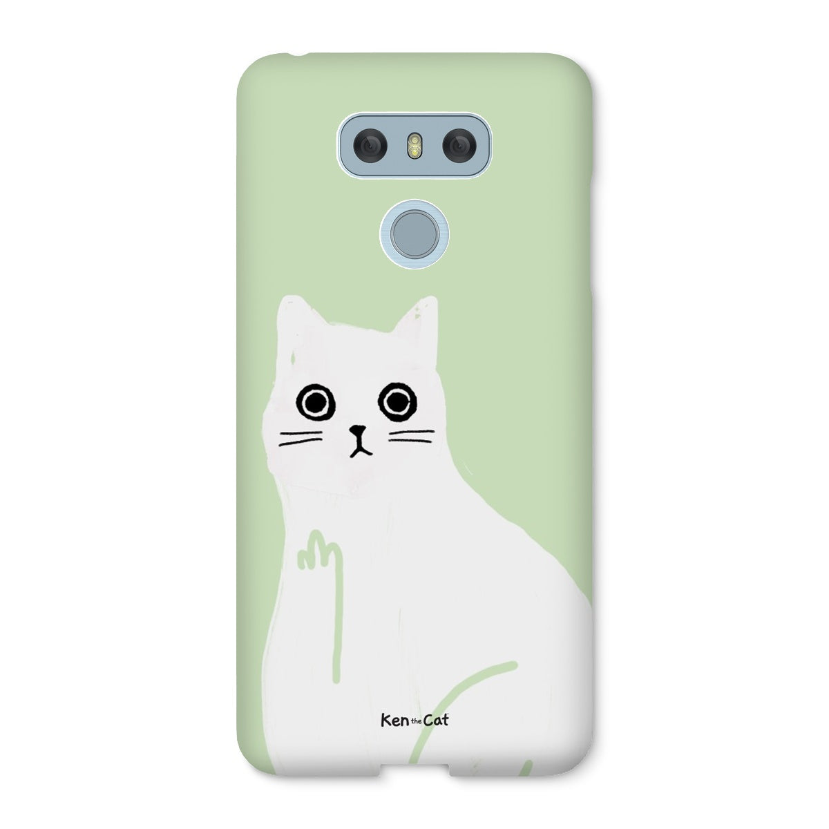 Middle Finger - Green Phone Case
