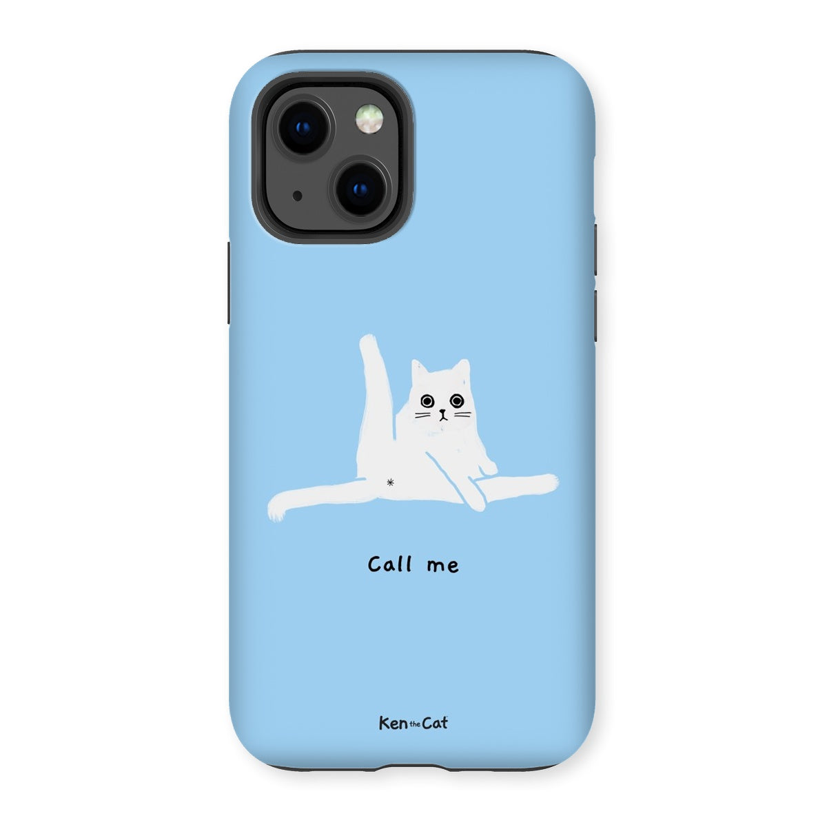 Call Me - Blue Phone Case