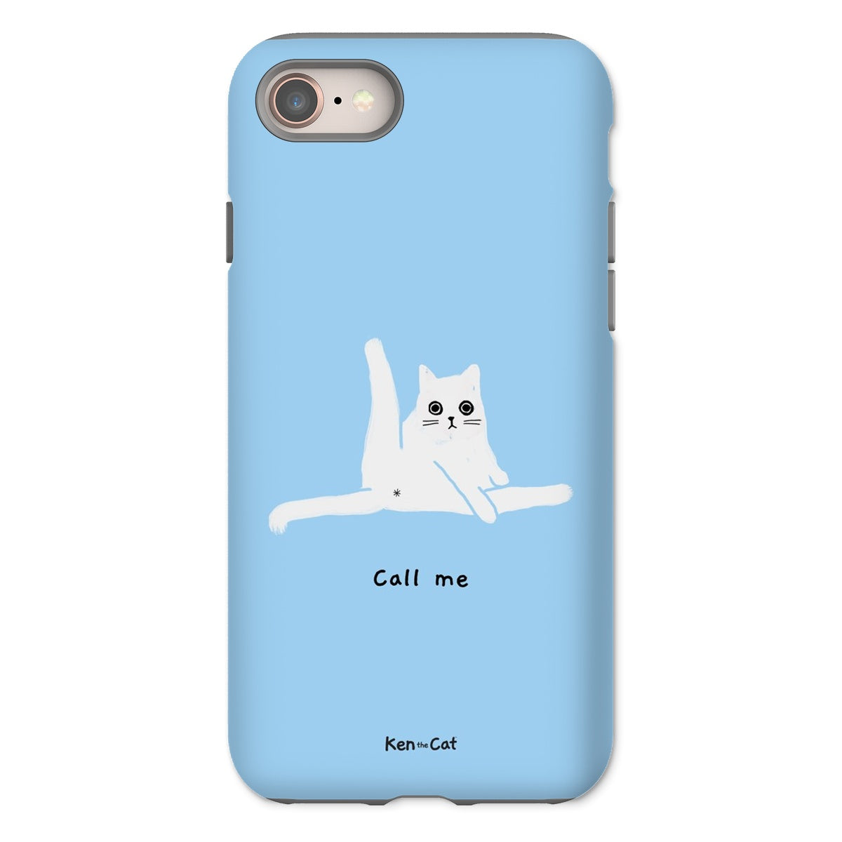Call Me - Blue Phone Case